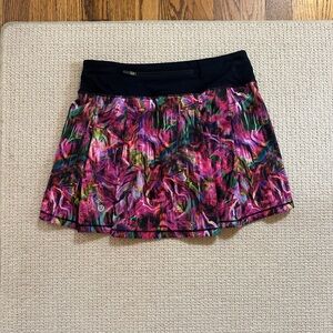 Lululemon multi color tennis skirt
